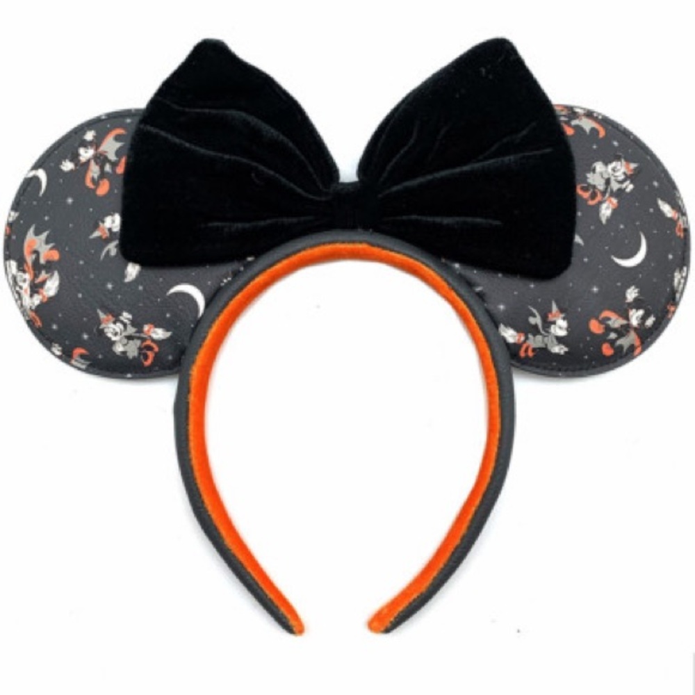 Loungefly Mickey and Minnie Halloween Print Minnie Ear